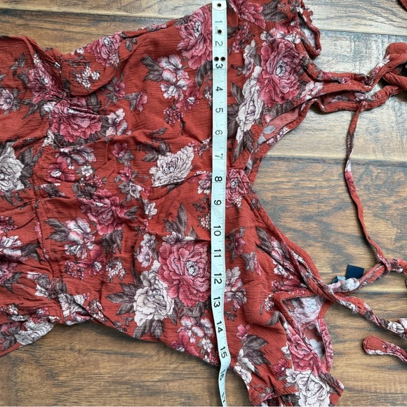 Saltwater LUXE Floral Mini Dress - Pink, Cream, and Black - Picture 8 of 8